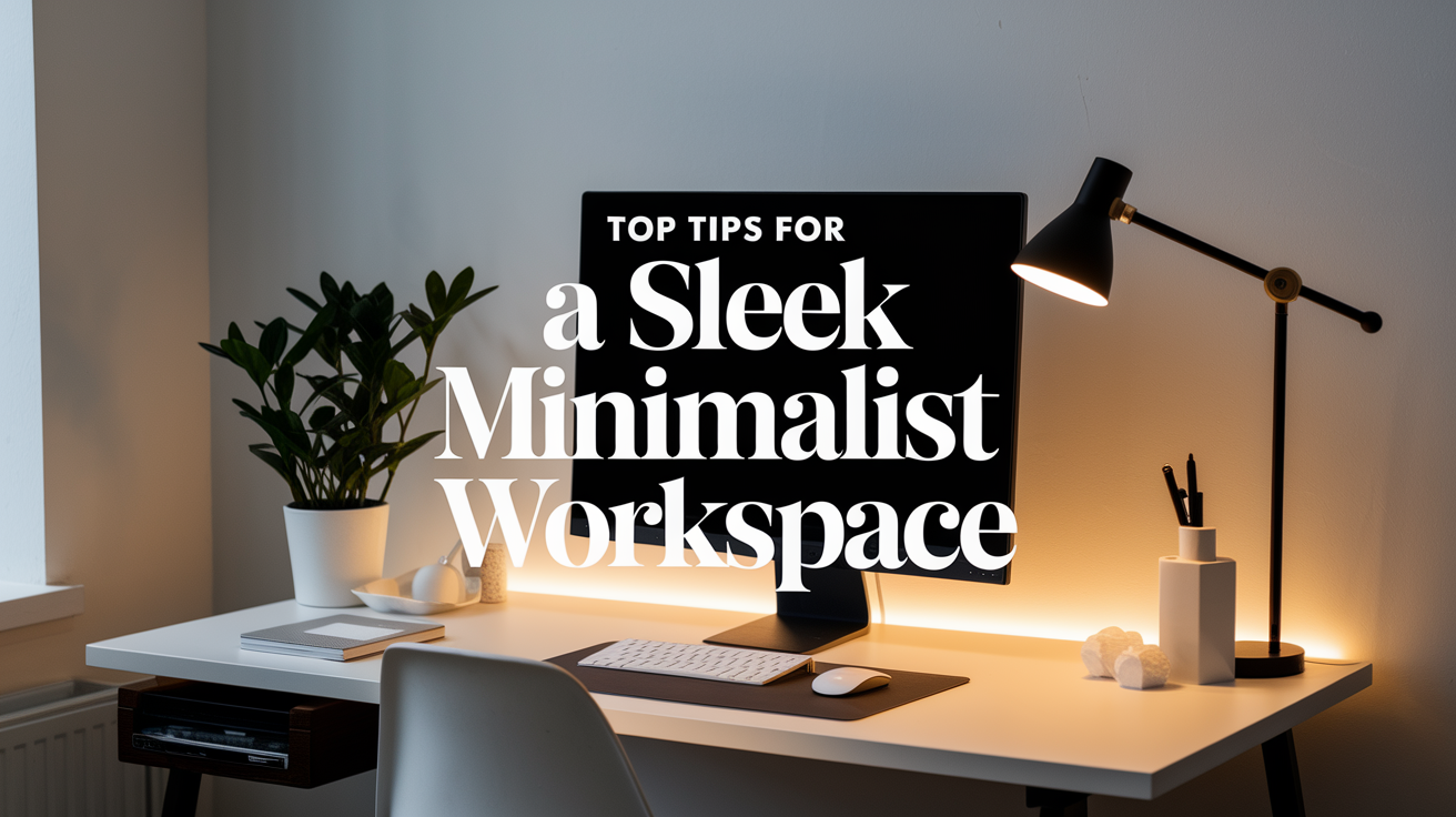 Top Tips for a Sleek Minimalist Workspace
