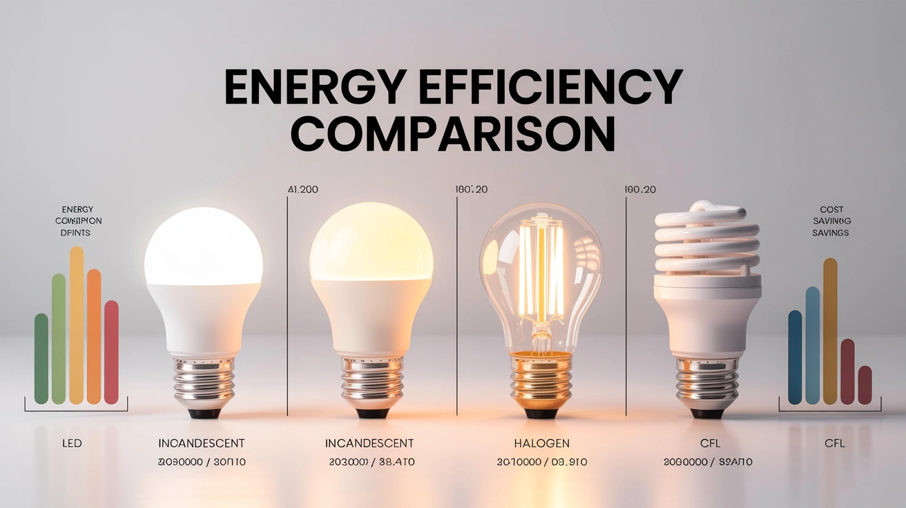 LED Vs Traditional Lights Energy Efficiency 2025