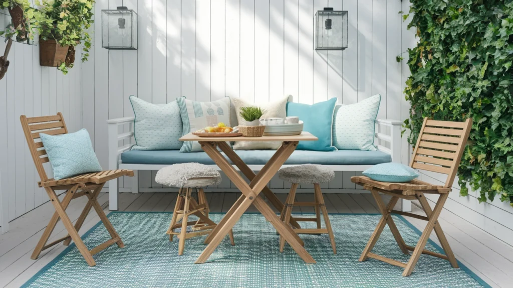 1. Use Foldable Furniture for Flexibility