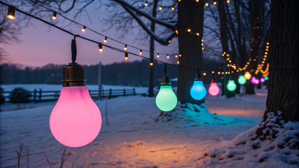 10. Experiment with Colored Lights