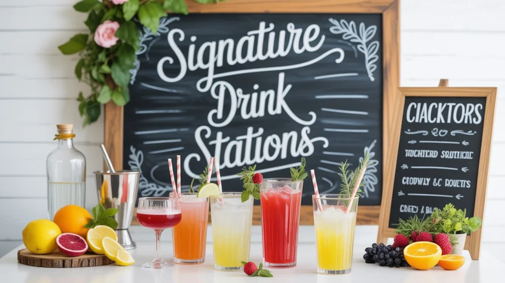 12. Signature Drink Stations