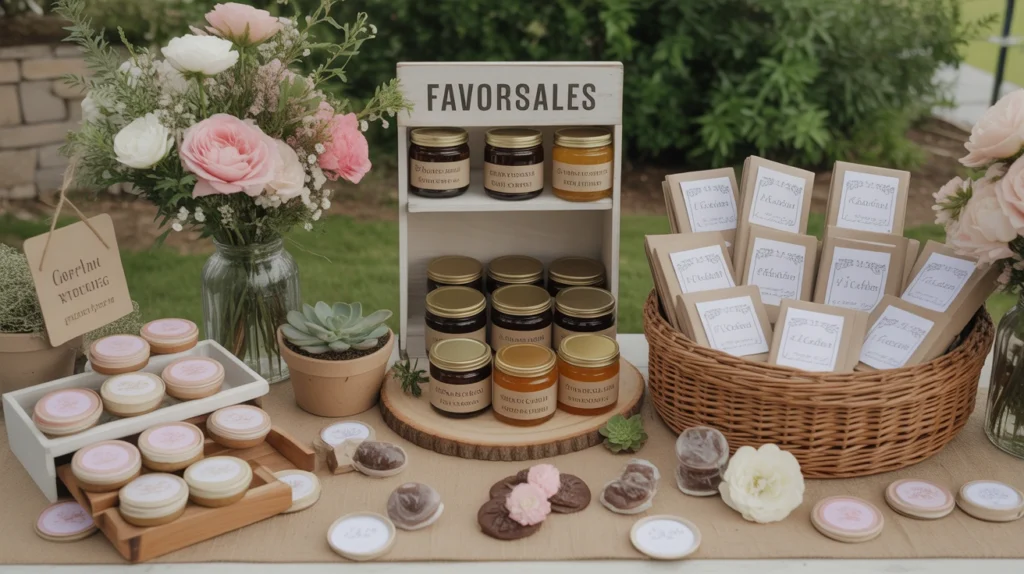 13. Adorable Favors Table