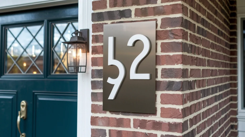 2. Upgrade Your House Numbers