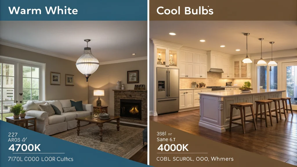 3. Play with Warm vs. Cool Bulbs
