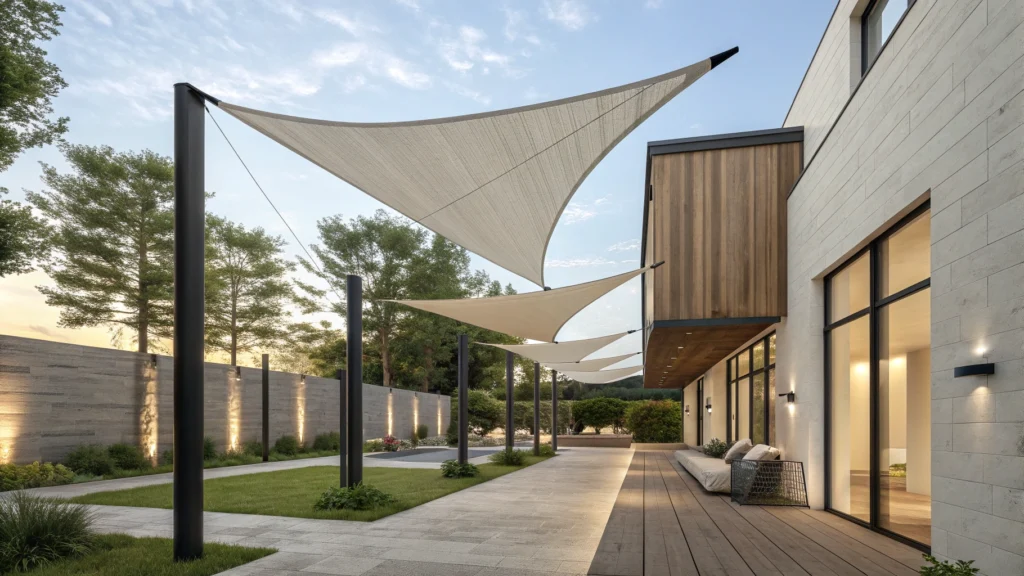 3. Shade Sails