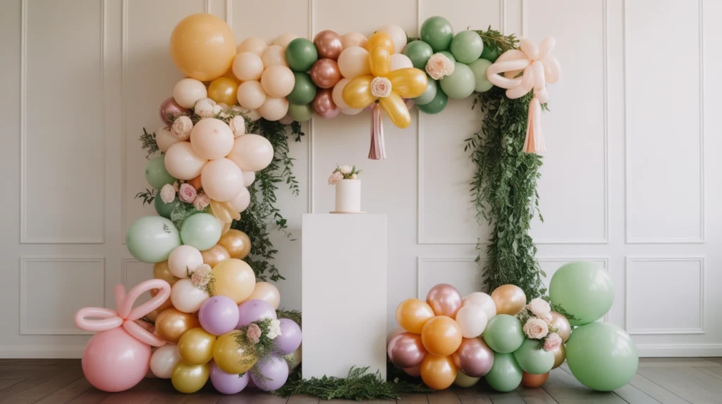 4. Balloon Garlands with a Twist