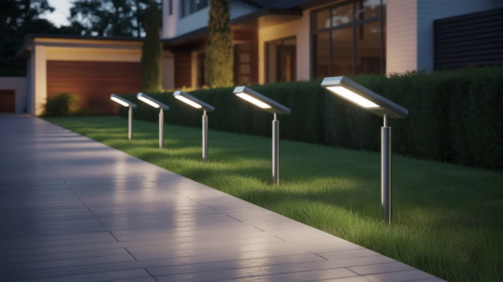 NEWMESSI Solar Outdoor