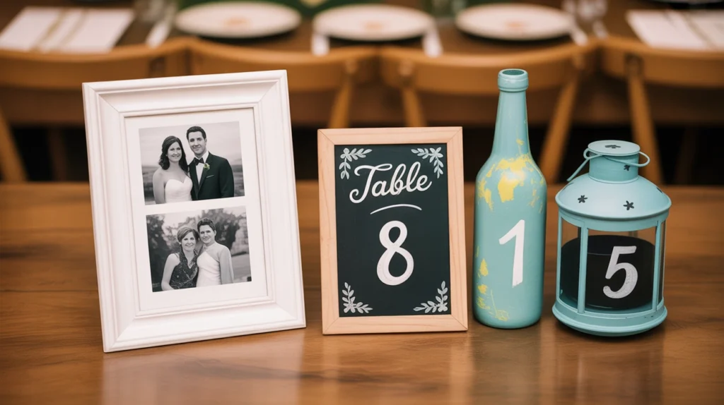 6. Creative Table Numbers