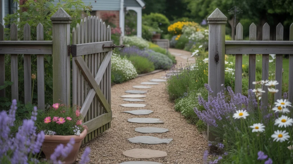 A Flower-Filled Garden Path