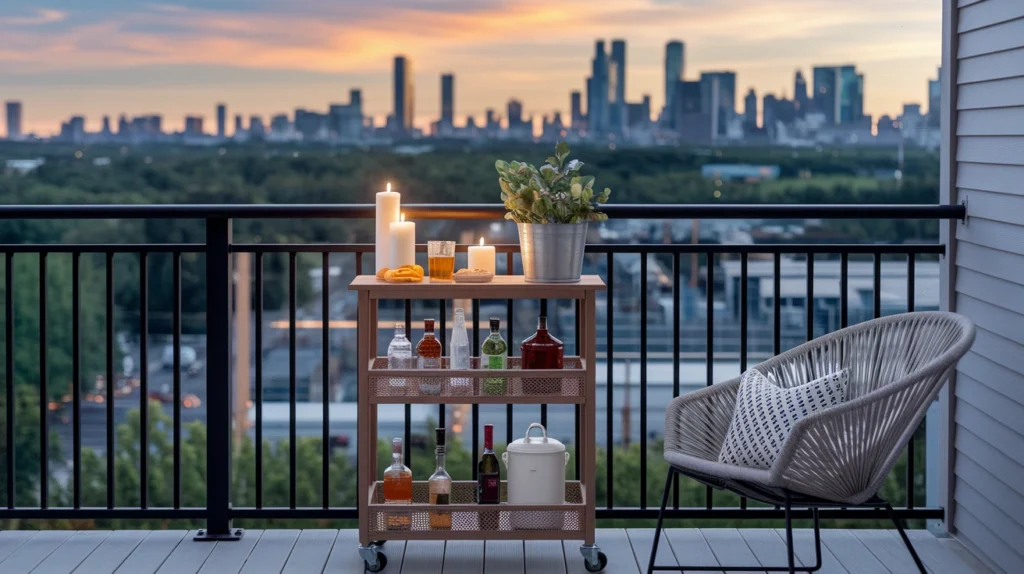 7. Create a Mini Outdoor Bar