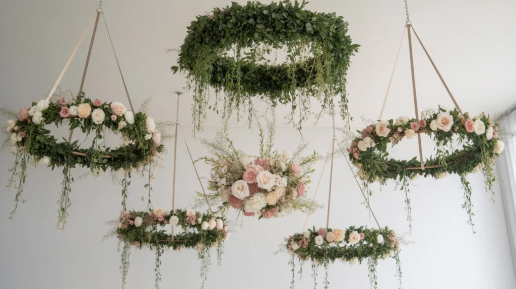 7. Hanging Floral Installations