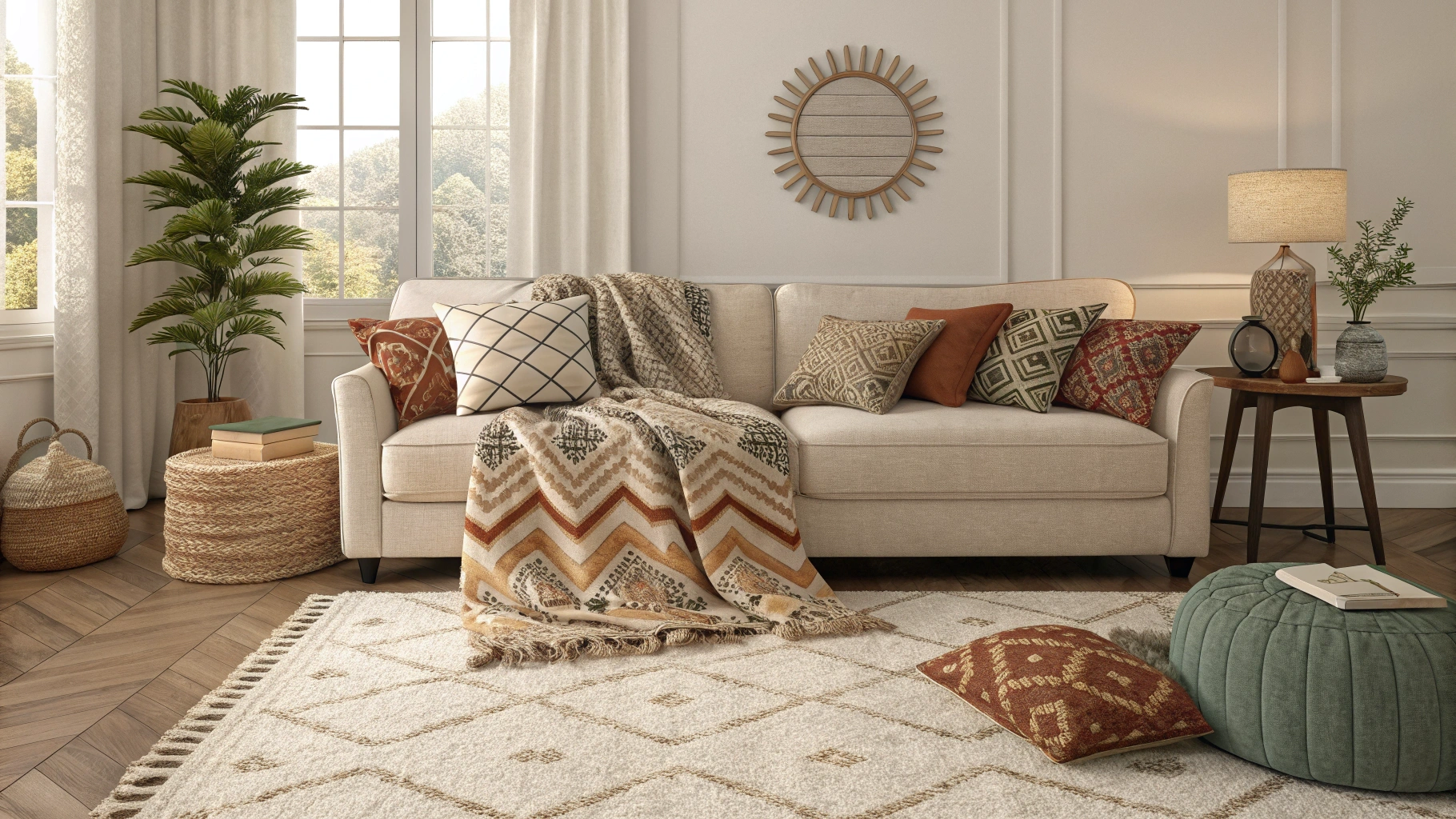 How to Style Rugs, Throws, and Pillows Like a Pro