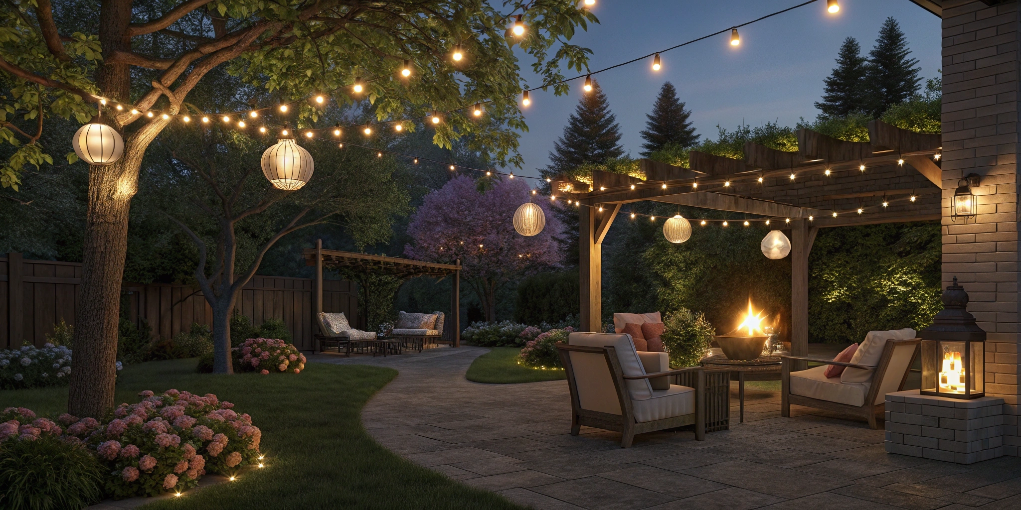 Lighting Hacks to Make Your Outdoor Space Magical at Night