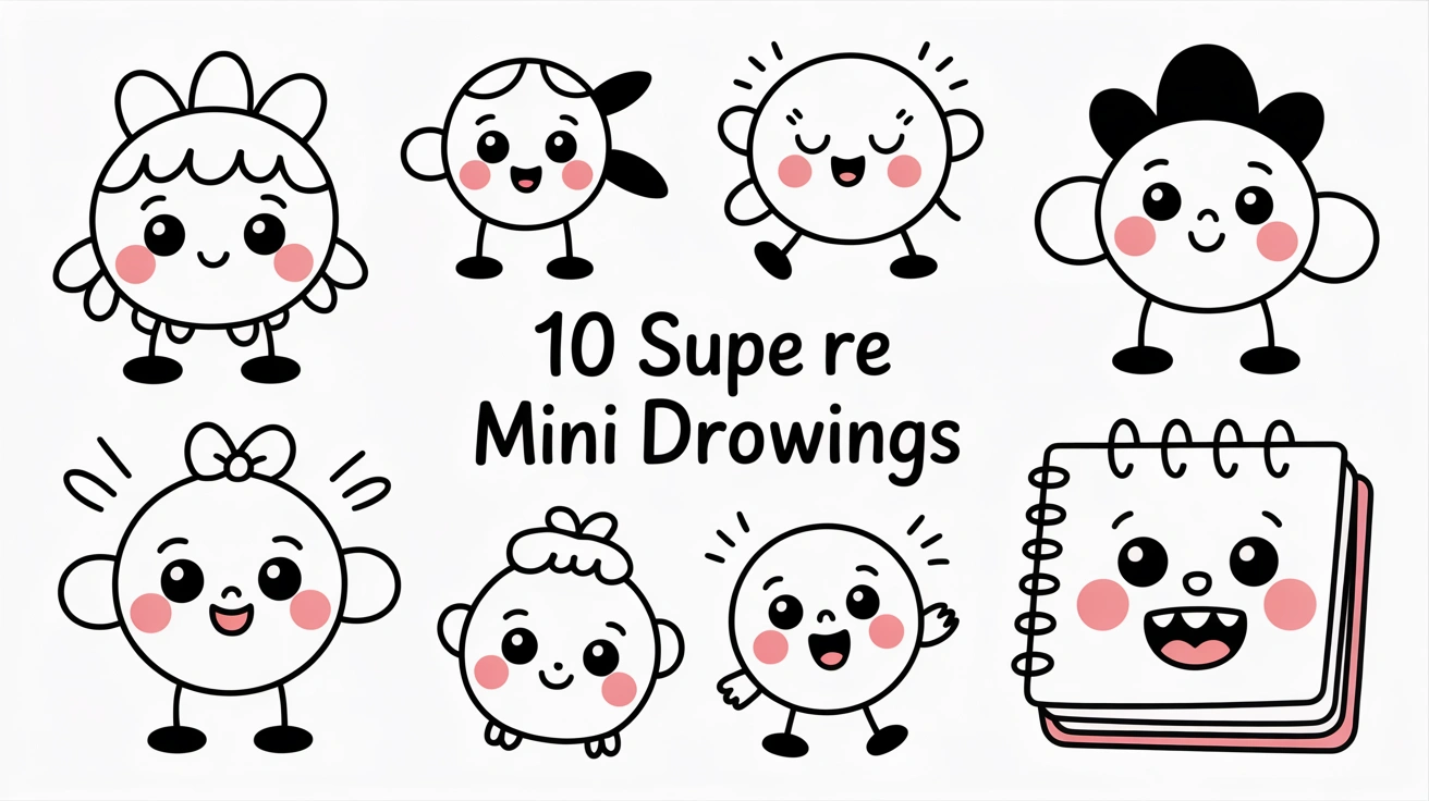 10 Super Cute Mini Drawings You Can Make