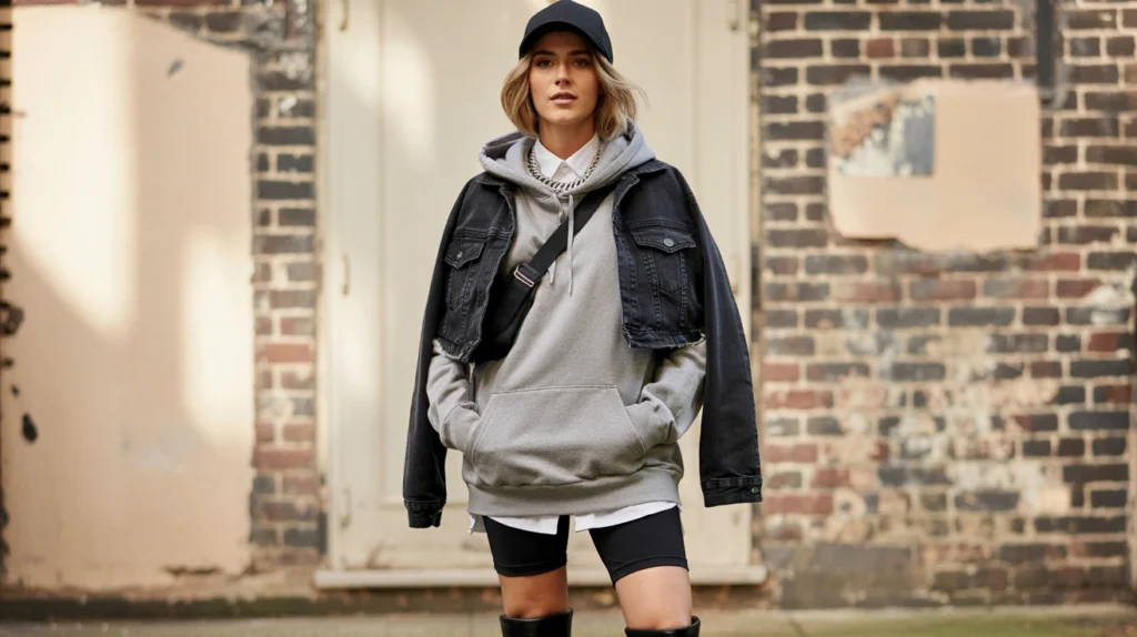 11. The Layered Hoodie Dress Comfort Meets Contour