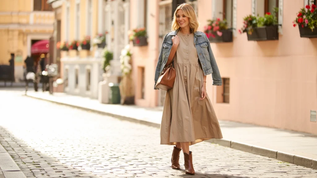 3. The Effortless Midi Dress Comfort Meets Chic