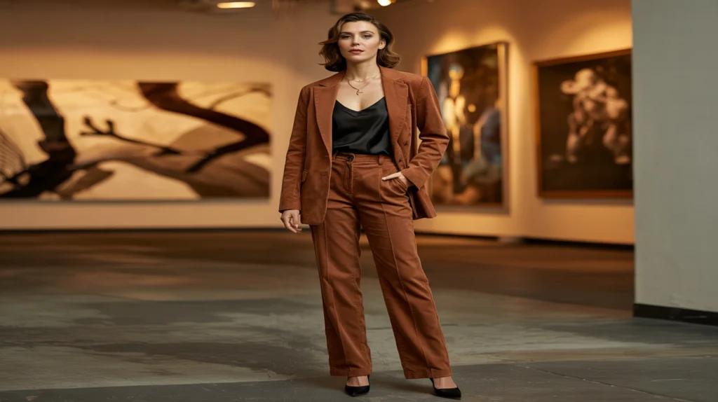 3. The Refined Corduroy Suit Beyond the Classroom