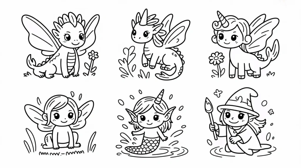 6. Mini Fantasy Creatures