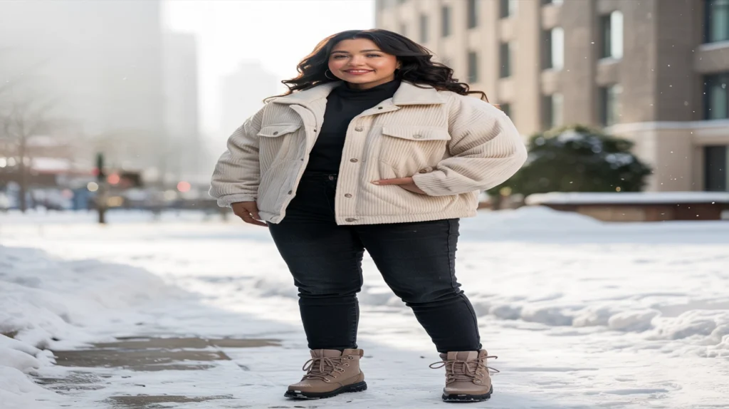 7. The Perfect Winter Outfits Layering Shacket & Turtleneck