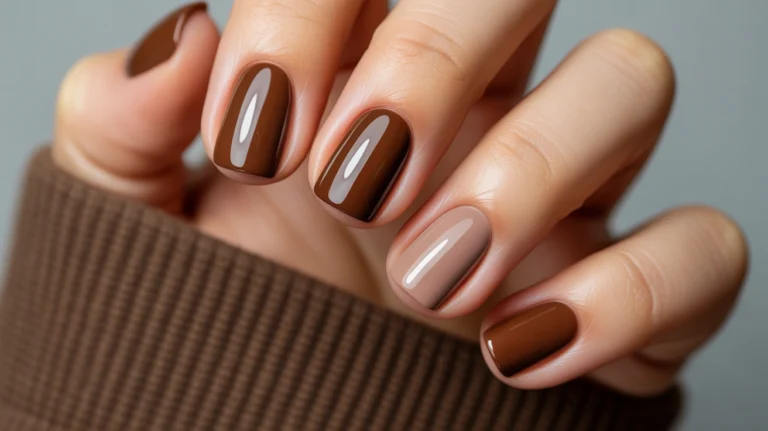 Brown Fall Nails 2025 – Top Autumn Manicure Ideas