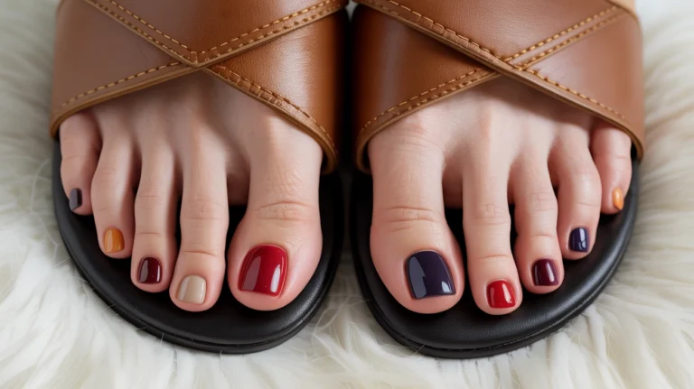 top fall toe nail colors