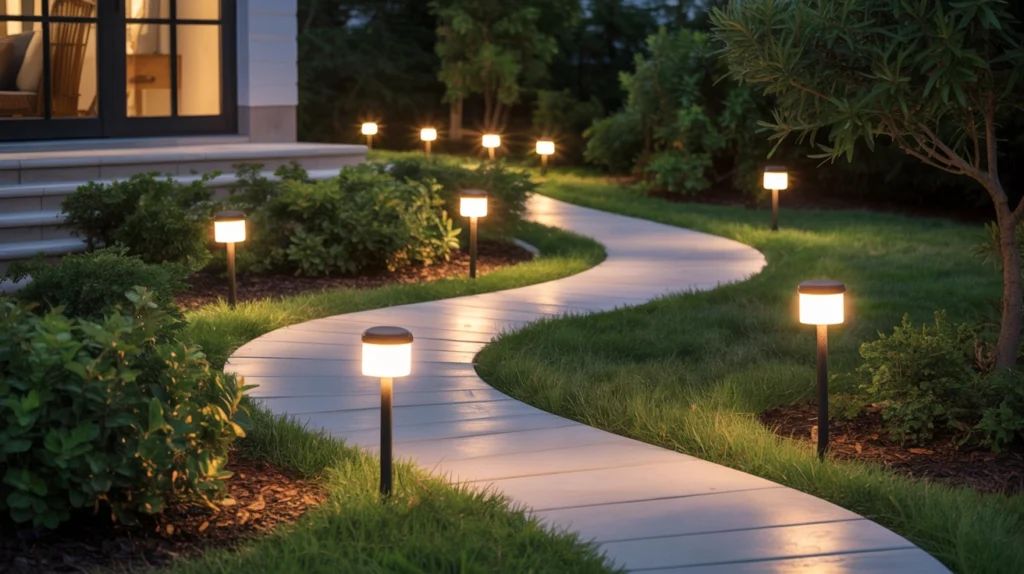 1. Soft Pathway Lights for a Gentle Glow