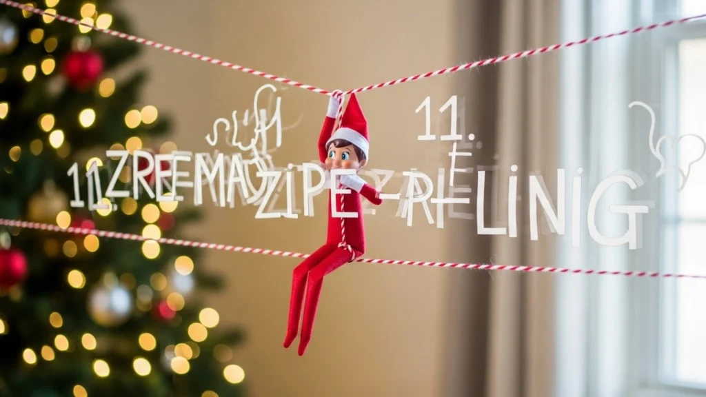 11. Elf Zip-Lining