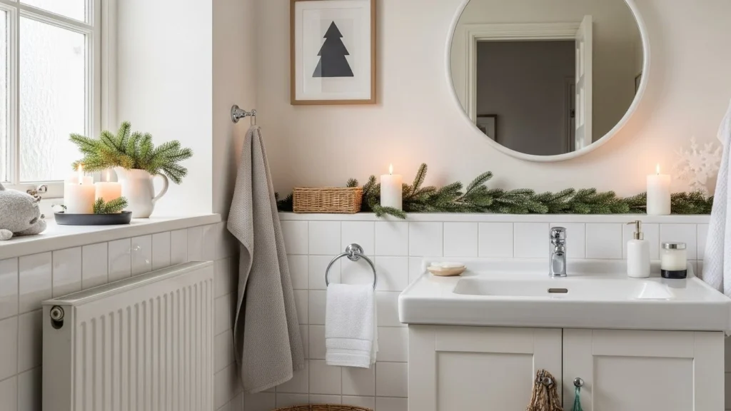 11. Winter Themed Bathroom.