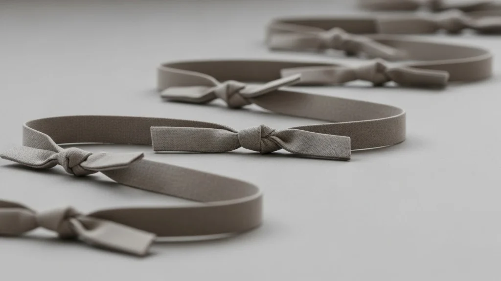 3. Neutral Ribbon Tied in Simple Knots