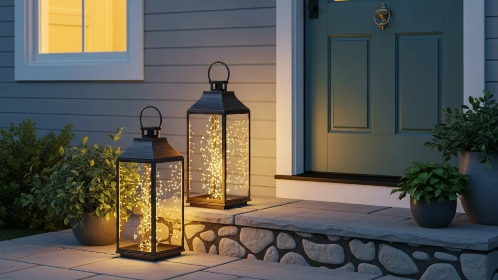 3. Oversized Outdoor Lanterns