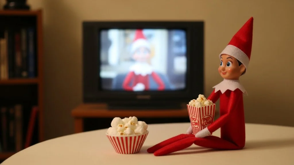 5. Elf Watching TV