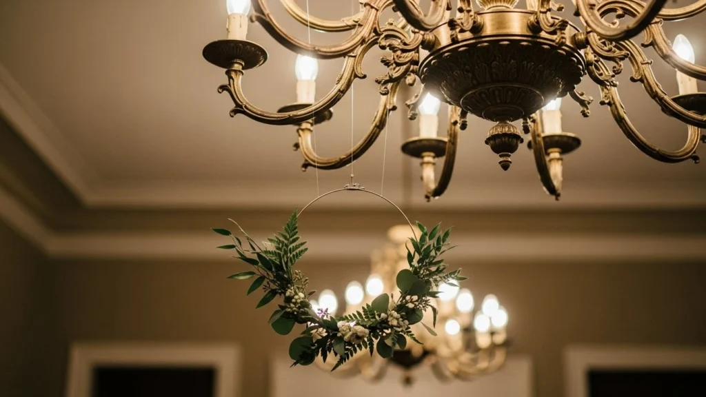 5. Greenery Hoop Accent