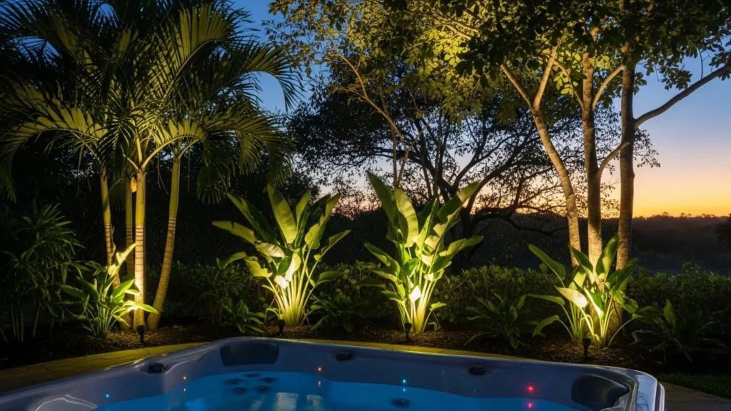 6. Natural Accent Lighting with Plants