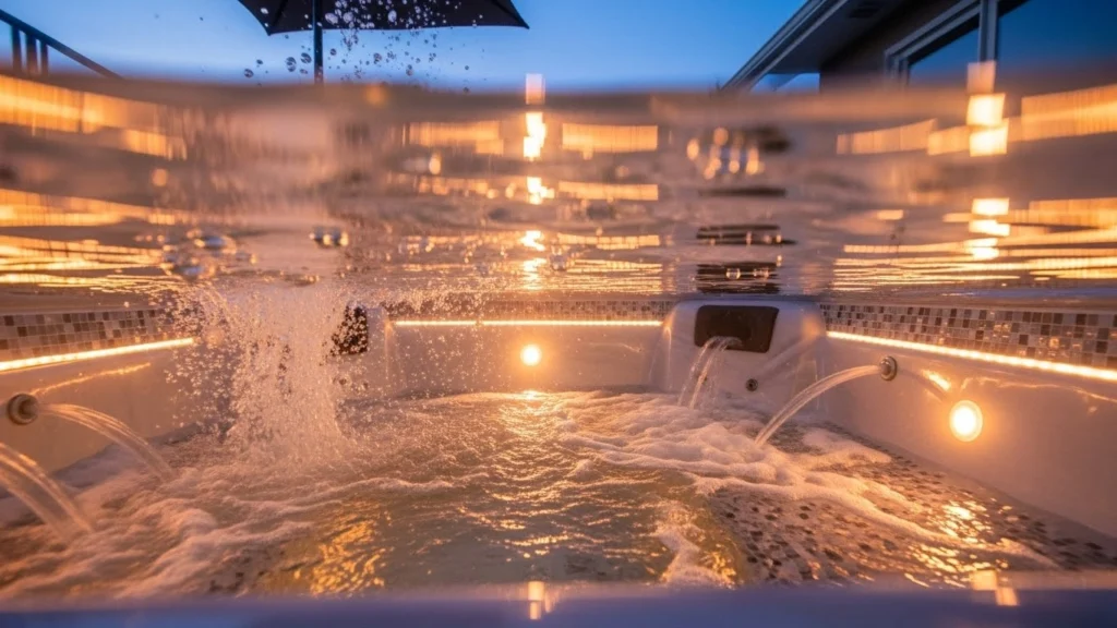 7. Underwater Jacuzzi Lighting.