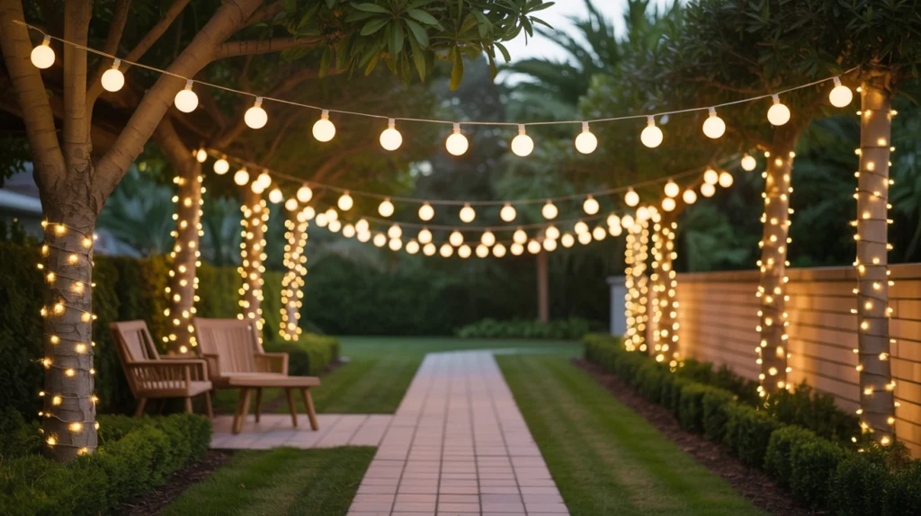 9. String Lights for Whimsy and Warmth