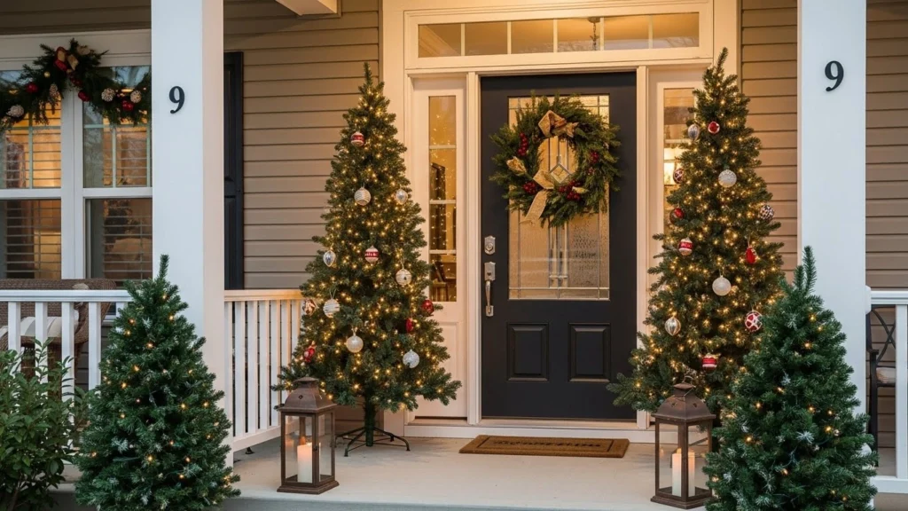 9. Outdoor Christmas Trees