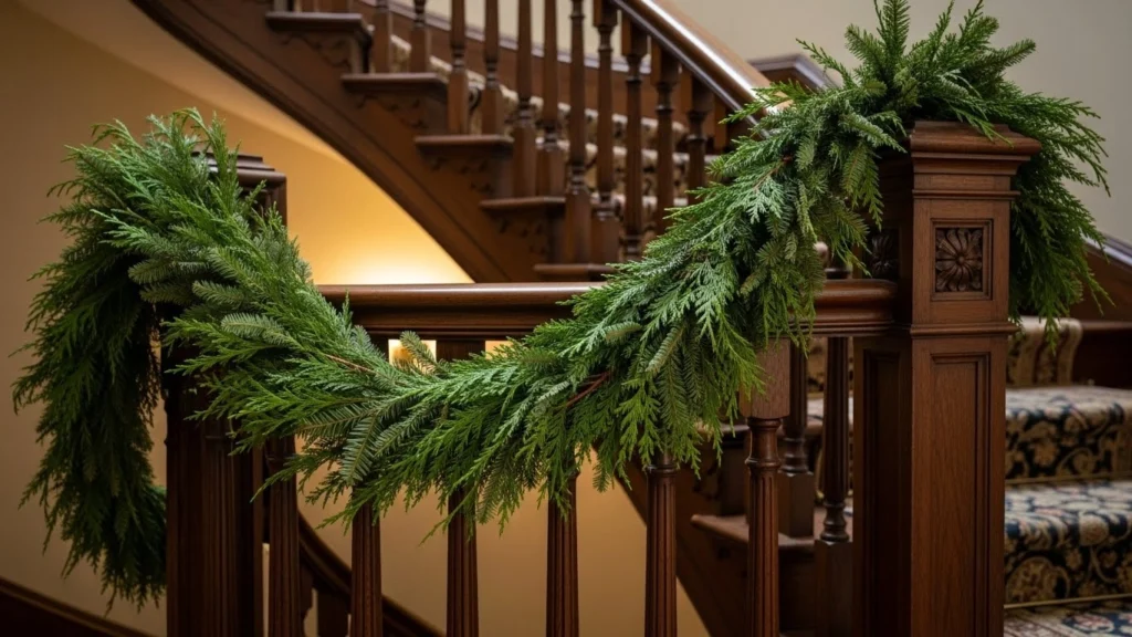 9. Simple Garland with No Added Decor