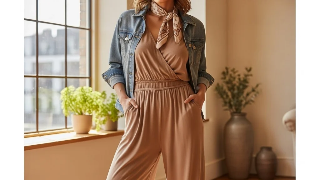 9. Soft Jumpsuit with Stretch