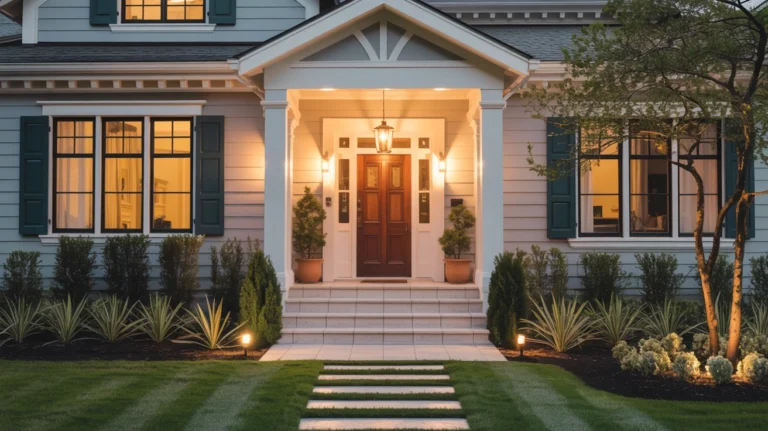 Outdoor Lighting Ideas House Entrance