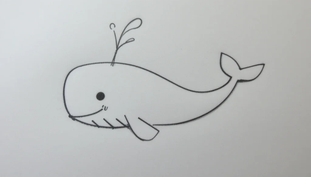 4. Little Whale Silhouette