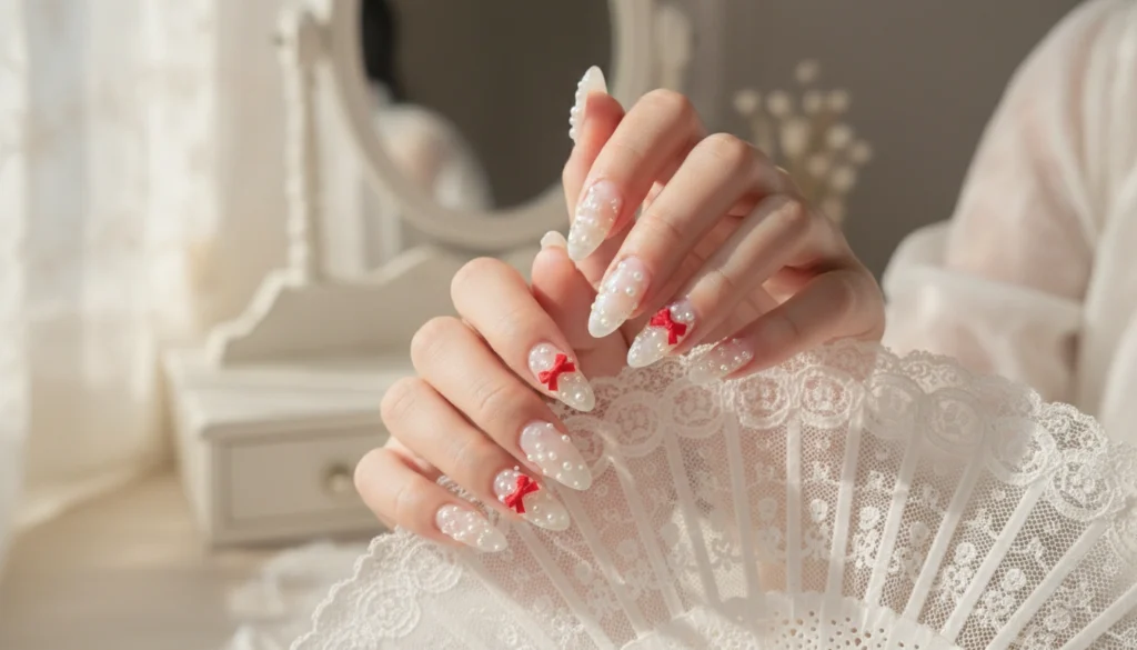Bow Coquette Nails
