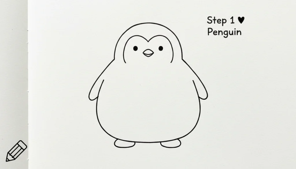 Draw the Chubby Body Shape