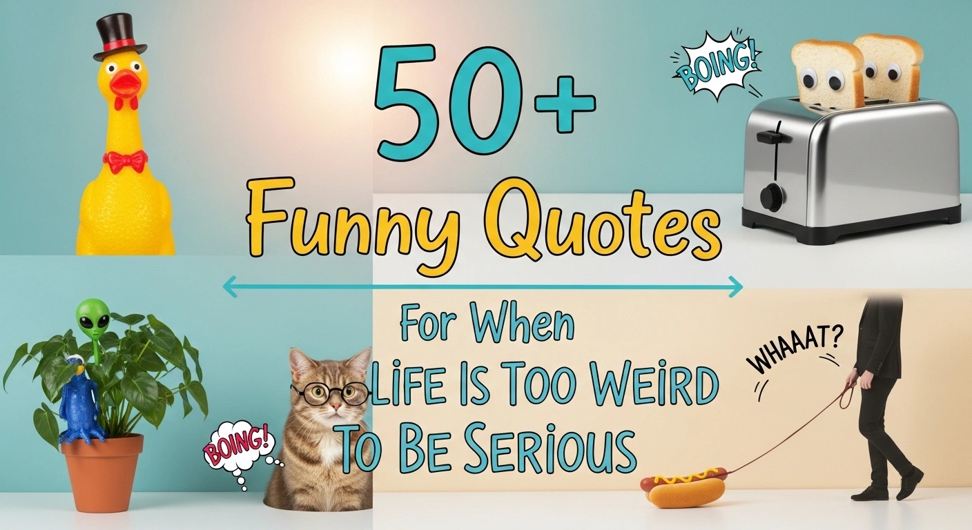 50+ Funny Quotes for When Life Is Too Weird to Be Serious