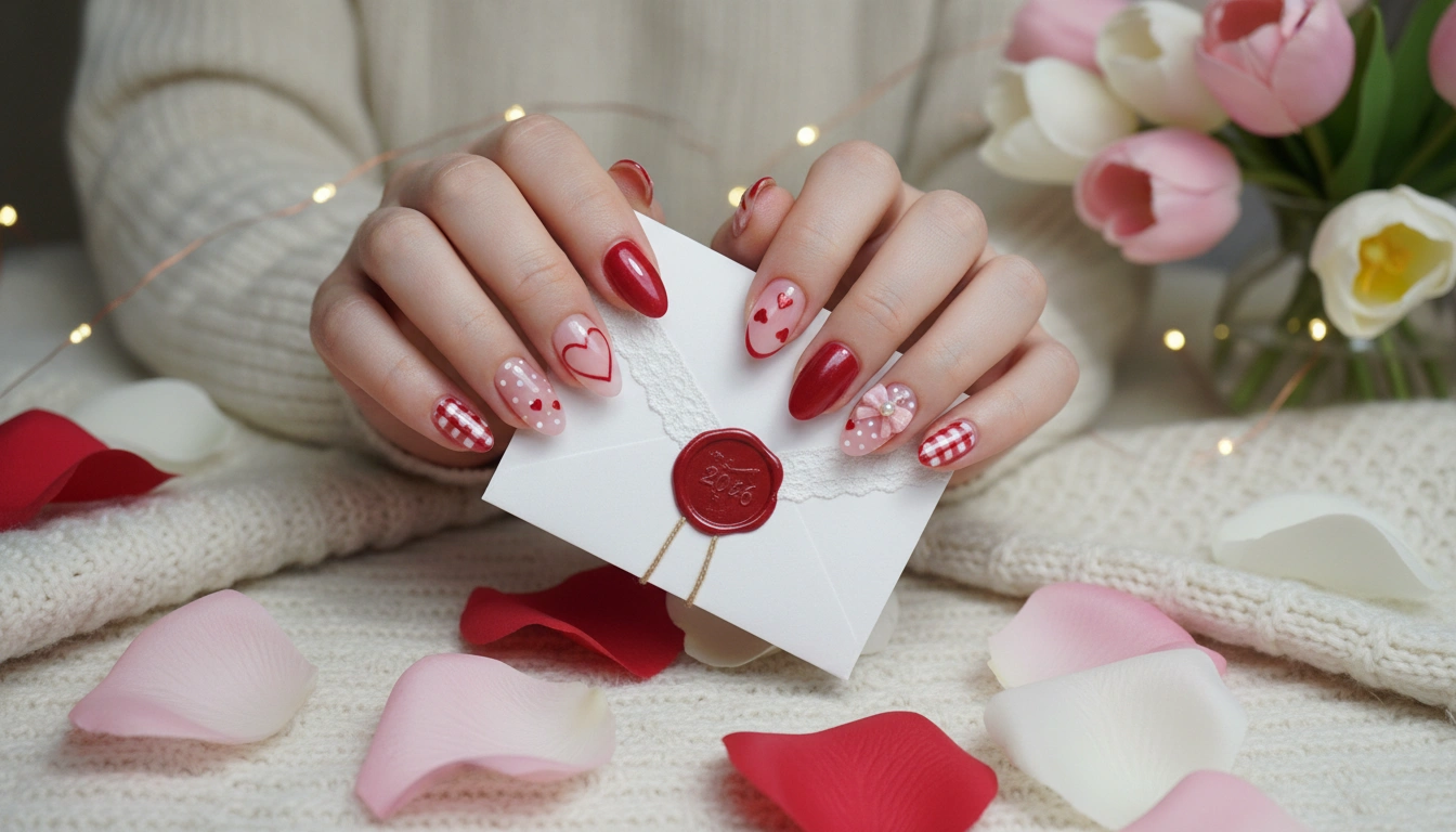 15 Trendy Valentine’s Nail Ideas for Short Almond Shapes in 2026
