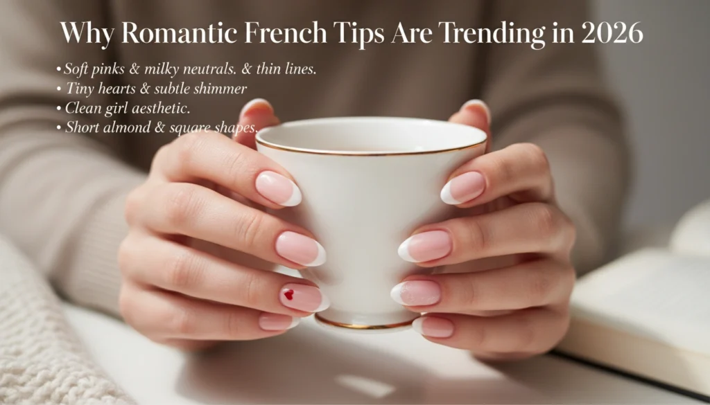 Romantic French Tips