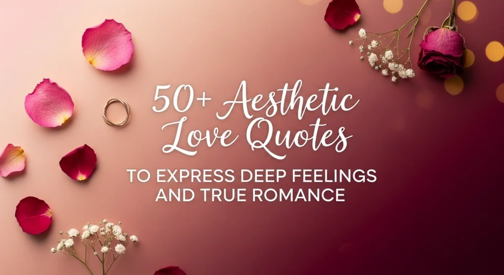 50+ Aesthetic Love Quotes