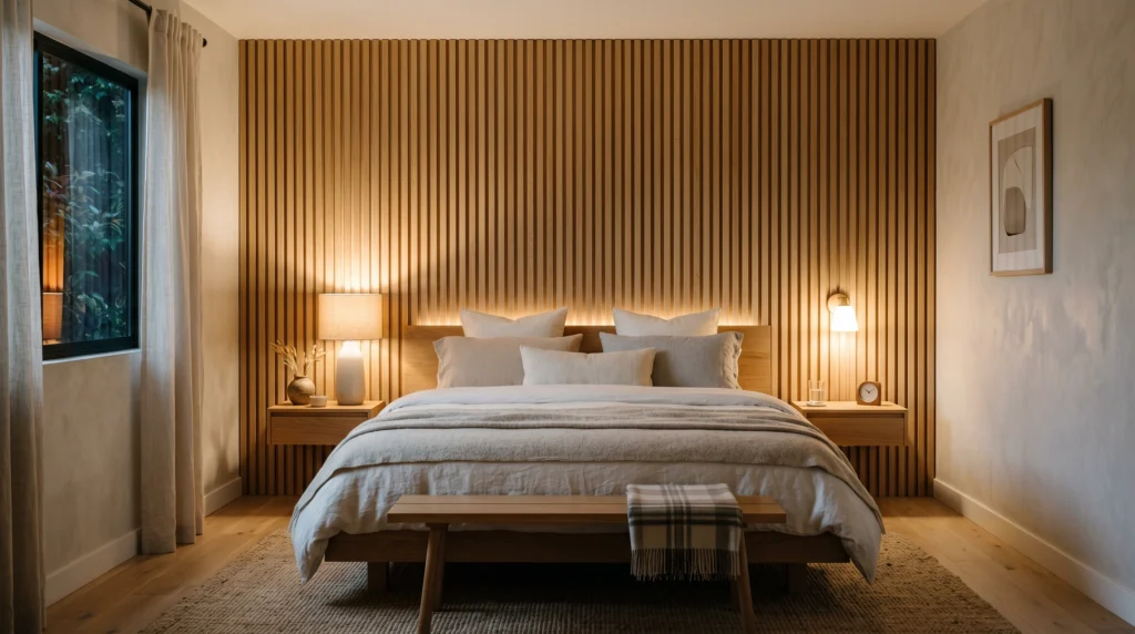 Wooden Slat Accent Walls