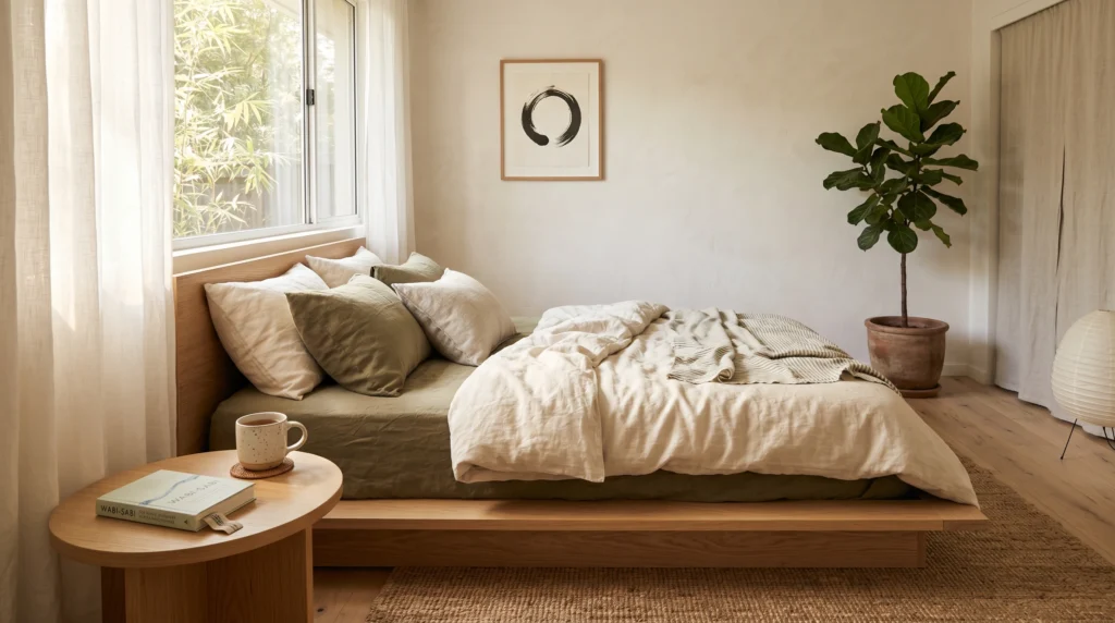 Warm Wood Bed Frames for Grounded Comfort