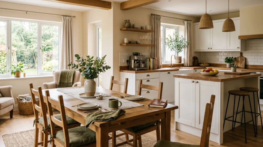 Use a Consistent Color Palette Across Both Spaces