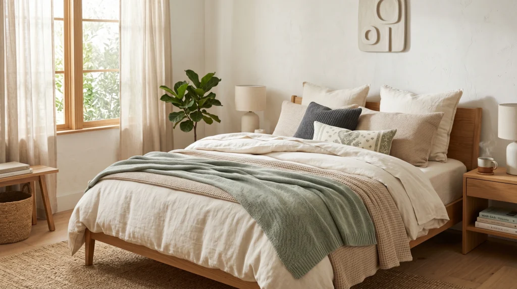Layered Neutral Bedding with Soft Contrast